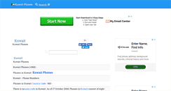Desktop Screenshot of kuwaittelephones.com